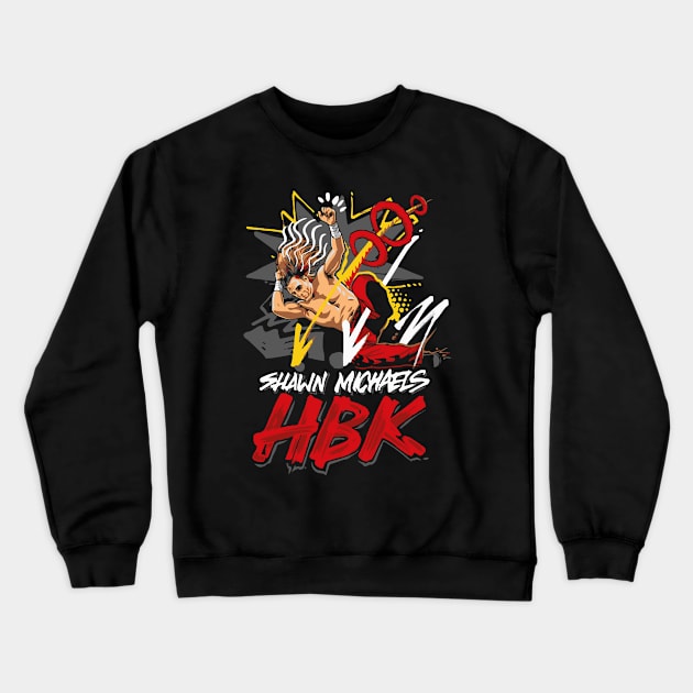 Shawn Michaels HBK Crewneck Sweatshirt by lightsdsgn